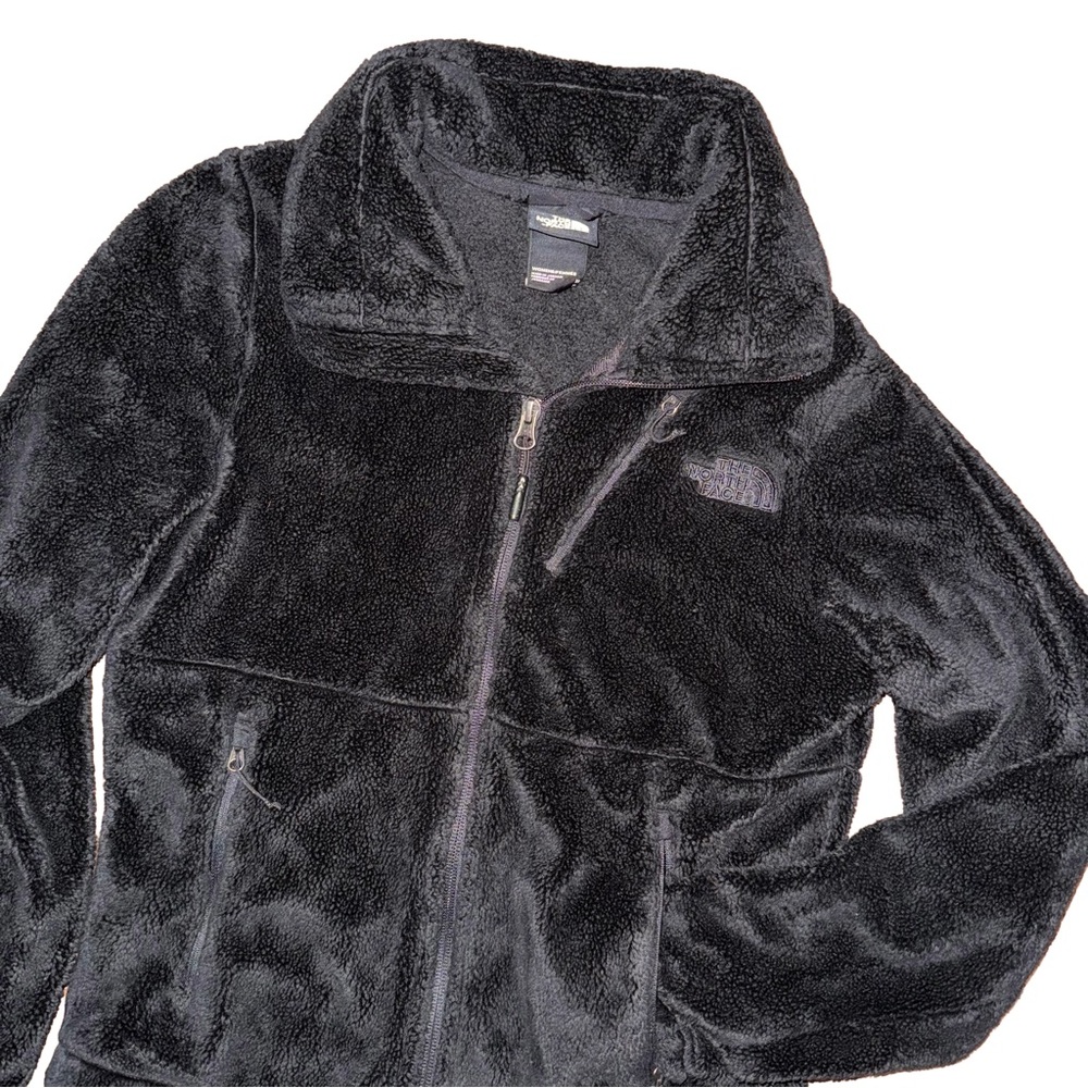 💙💖‎ The North Face Black Osito Soft Fleece Full Zip Cozy Winter Jacket